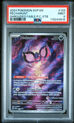 Pecharunt SVP 129 - Pokemon Center Black Star Promo - PSA 9 #4 - Image 1