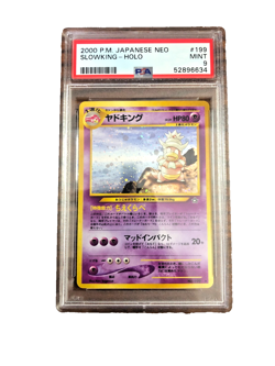 VINTAGE Slowking Holo Rare #199 - PSA MINT 9 - 2000 Japanese Neo - Pokemon TCG - Image 1