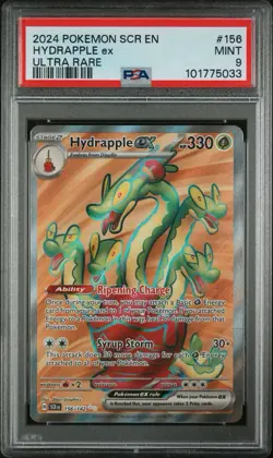 2024 POKEMON SCR EN-STELLAR CROWN ULTRA RARE #156 HYDRAPPLE EX PSA 9 - Image 1