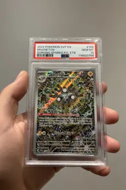 Magneton #159 Pokemon Center ETB Surging Sparks Promo 2024 - PSA 10 GEM MINT - Image 2