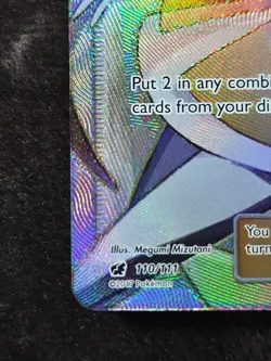 Pokemon TCG Lusamine 110/111 Holo Full Art Ultra Rare Crimson Invasion NM - Image 2