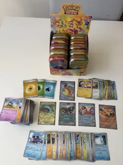 Pokemon TCG 151 EX holo secret rare reverse holo common uncommon bundle - Image 1
