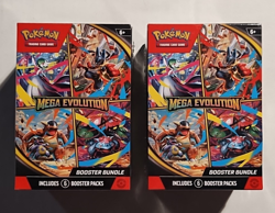 POKEMON MEGA EVOLUTIONS BOOSTER BUNDLES x 2 (SEALED) (FREE SHIPPING) - Image 1