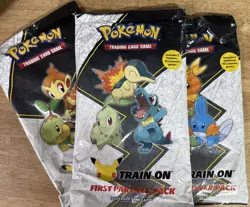 Pokemon TCG 25th Anniversary First Partner Pack - JOHTO + 2 • FACTORY SEALED 820650809675 - Image 1