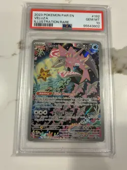 Pokemon TCG Veluza Illustration Rare Paradox Rift 192/182 PSA 10 - Image 2