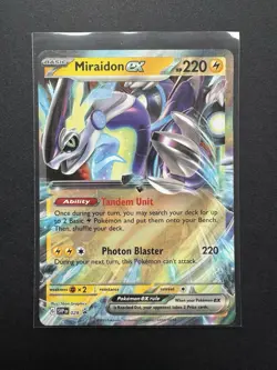 Pokemon TCG - Black Star Promo - Miraidon EX - SVP 028 - Half Art - NM/MT - Image 1