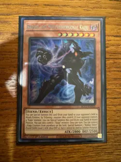 YUGIOH Radian, the Multidimensional Kaiju BLC1-EN035 Silver Ultra Rare Card NM - Image 1
