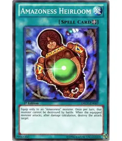 Yugioh - Amazoness Heirloom (Super Rare) (1st Edition) - DREV-EN087 P - Image 1
