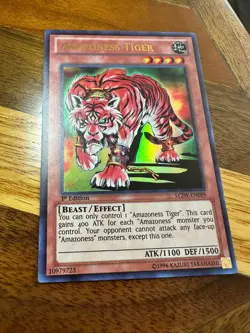 Amazoness Tiger LCJW-EN089 1st Edition Ultra Rare LP + BONUS - Image 1