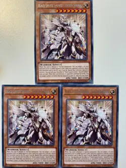 Yugioh Black Luster Soldier - Sacred Soldier TOCH-EN035 Rare NM x3 Play Set - Image 1