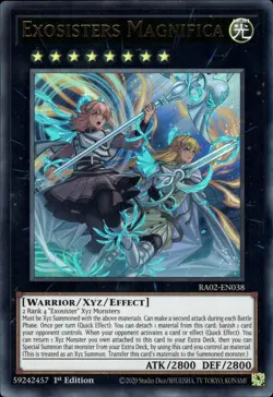 Exosisters Magnifica - Ultra Rare 1st Edition RA02-EN038 - NM - YuGiOh - Image 1