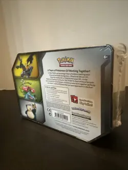 Pokemon 210-80529 TCG TAG Team Tin Booster Card Game Celebi &Venusaur Gx 1 - Image 3