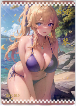 ❤JEAN GUNNHILDR - Goddess Story Anime Waifu Card - MAIDENS FEAST - SSR-019 - Image 1