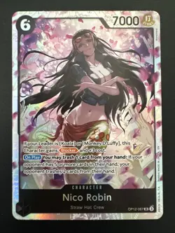 Nico Robin OP12-087 SR Legacy of the Master - ONE PIECE Card Game English - Image 1
