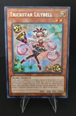 Trickstar Lilybell COTD-EN006 Yu-Gi-Oh! Card Light Play 1st Edition - Image 1