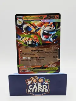 Mega Camerupt EX 022/132 Mega Evolution Holo Rare Pokemon TCG Card - Image 1