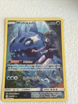 Wishiwashi 240/236 Secret Cosmic Eclipse Holo Full Art Pokemon Card Near Mint NM - Image 1