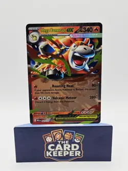 Mega Camerupt EX 022/132 Mega Evolution Holo Rare Pokemon TCG Card - Image 1