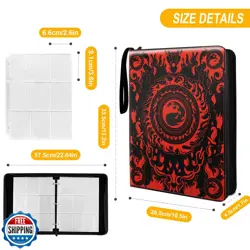 sabermaster MTG element Card Binder Fits 900 Cards Card Collector Album Holde - Image 2