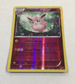 PokÃ©mon WIGGLYTUFF Card 89/146 Reverse Holo Rare LP XY Base Set Light Play TCG - Image 2