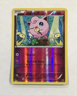 PokÃ©mon JIGGLYPUFF Card 87/146 Reverse Holo Common LP XY Base Set Light Play TCG - Image 1
