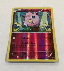 PokÃ©mon JIGGLYPUFF Card 87/146 Reverse Holo Common LP XY Base Set Light Play TCG - Image 2