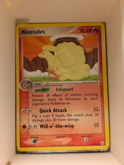 Pokemon Ninetales EX TCG Hidden Legends Card 22/101 Regular Rare - Image 1
