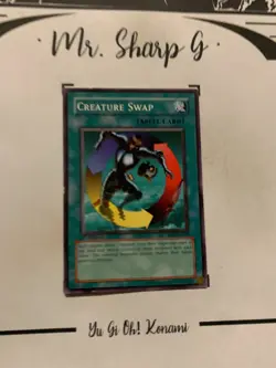 CREATURE SWAP - 1st EDITION SD1-EN018 ENGLISH Yu-Gi-Oh! CARD COMMON KONAMIO TCG - Image 2