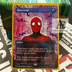 🔥 MTG Spider-Man Brainstorm 7019 🔸Ultra Rare Secret Lair Bonus Card🔸NEW - NM - Image 1