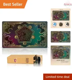 Mana Blast MTG Playmat Compatible with Magic YuGiOh TCG Card Game Accessory - Image 1