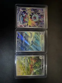 Pokemon TCG 2025 White Flare 3 Card IR Set Woobat, Swanna, Sawsbuck MINT FRESH - Image 1