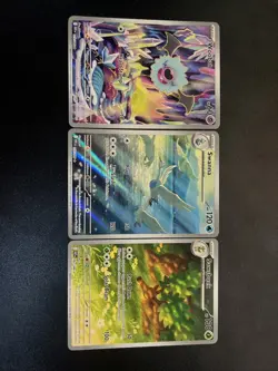 Pokemon TCG 2025 White Flare 3 Card IR Set Woobat, Swanna, Sawsbuck MINT FRESH - Image 2