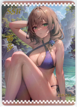 ❤LISA - Goddess Story Anime Waifu Card - MAIDENS FEAST SSR-014 - GENSHIN IMPACT - Image 1