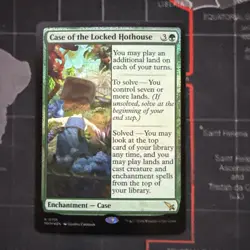 1x MTG MKM Case of the Locked Hothouse, Near Mint Foil Magic the Gathering - Image 1