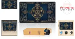 MTG Playmat Rubber Stitched Blue Compatible with Magic YuGiOh TCG - Image 2