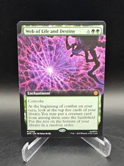 MTG Web of Life and Destiny (Extended Art) Marvel's Spider-Man Regular - Image 1