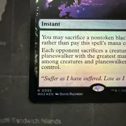 x1 Flare of Malice - Foil #0095 R MTG Modern Horizons 3 M/NM, English Magic - Image 2