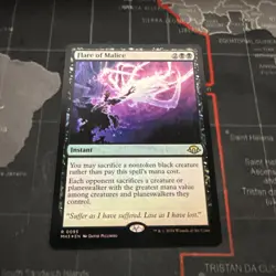 x1 Flare of Malice - Foil #0095 R MTG Modern Horizons 3 M/NM, English Magic - Image 3