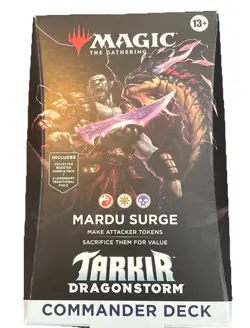 Tarkir: Dragonstorm Commander Deck - Mardu Surge MTG Brand New Sealed - Image 1