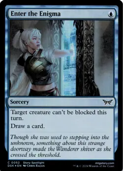 MTG Enter the Enigma Foil NM Duskmourn: House of Horror Magic 52 - Image 1