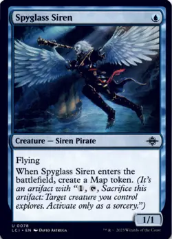 MTG Spyglass Siren Normal NM The Lost Caverns of Ixalan Magic 78 - Image 1
