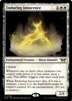 MTG Enduring Innocence Normal NM Duskmourn: House of Horror Magic 6 - Image 1