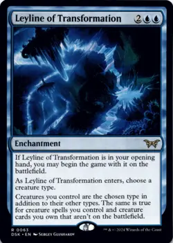 MTG Leyline of Transformation Normal NM Duskmourn: House of Horror Magic 63 - Image 1
