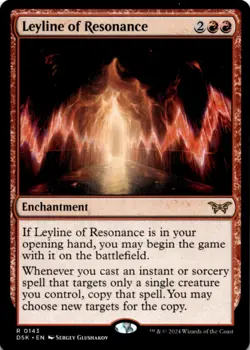 MTG Leyline of Resonance Normal NM Duskmourn: House of Horror Magic 143 - Image 1