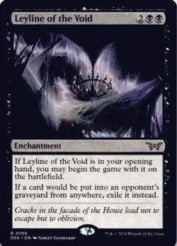 MTG Leyline of the Void Normal NM Duskmourn: House of Horror Magic 106 - Image 1