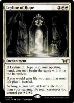 MTG Leyline of Hope Normal NM Duskmourn: House of Horror Magic 18 - Image 1