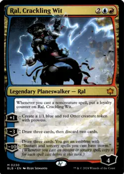 MTG Ral, Crackling Wit Normal NM Bloomburrow Magic 230 - Image 1