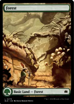 MTG Forest (0279) Normal NM Bloomburrow Magic 279 - Image 1