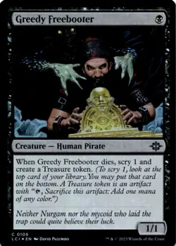 MTG Greedy Freebooter Foil NM The Lost Caverns of Ixalan Magic 109 - Image 1
