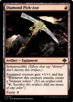 MTG Diamond Pick-Axe Normal NM The Lost Caverns of Ixalan Magic 143 - Image 1